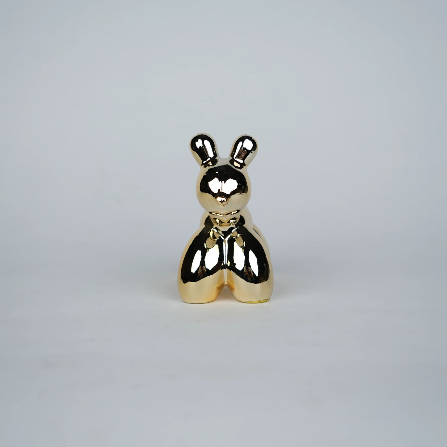 chrome gold poodle decorative figurines