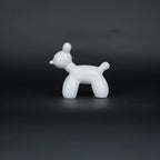 dog decor figurine set with poodle sculptures for modern interiors