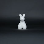 modern animal decor figurines with poodle sculptures for tabletop home styling