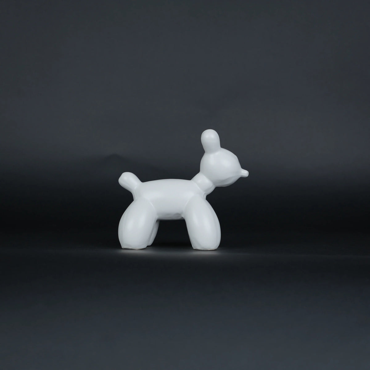 dog decor figurine set with poodle sculptures for modern interiors