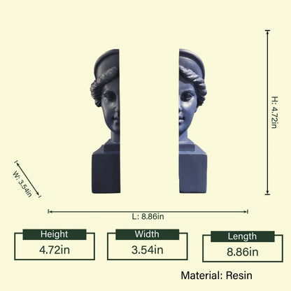 Matte Blue Bookend