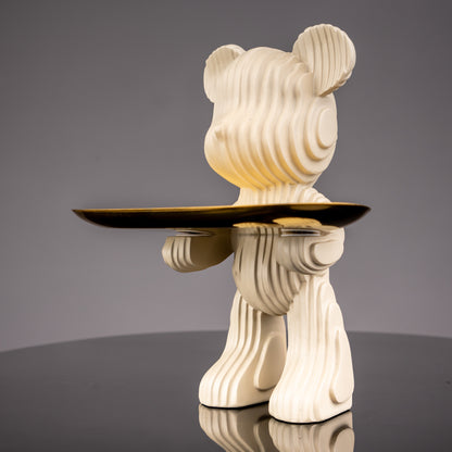 Ripple Bear Tray - Grey