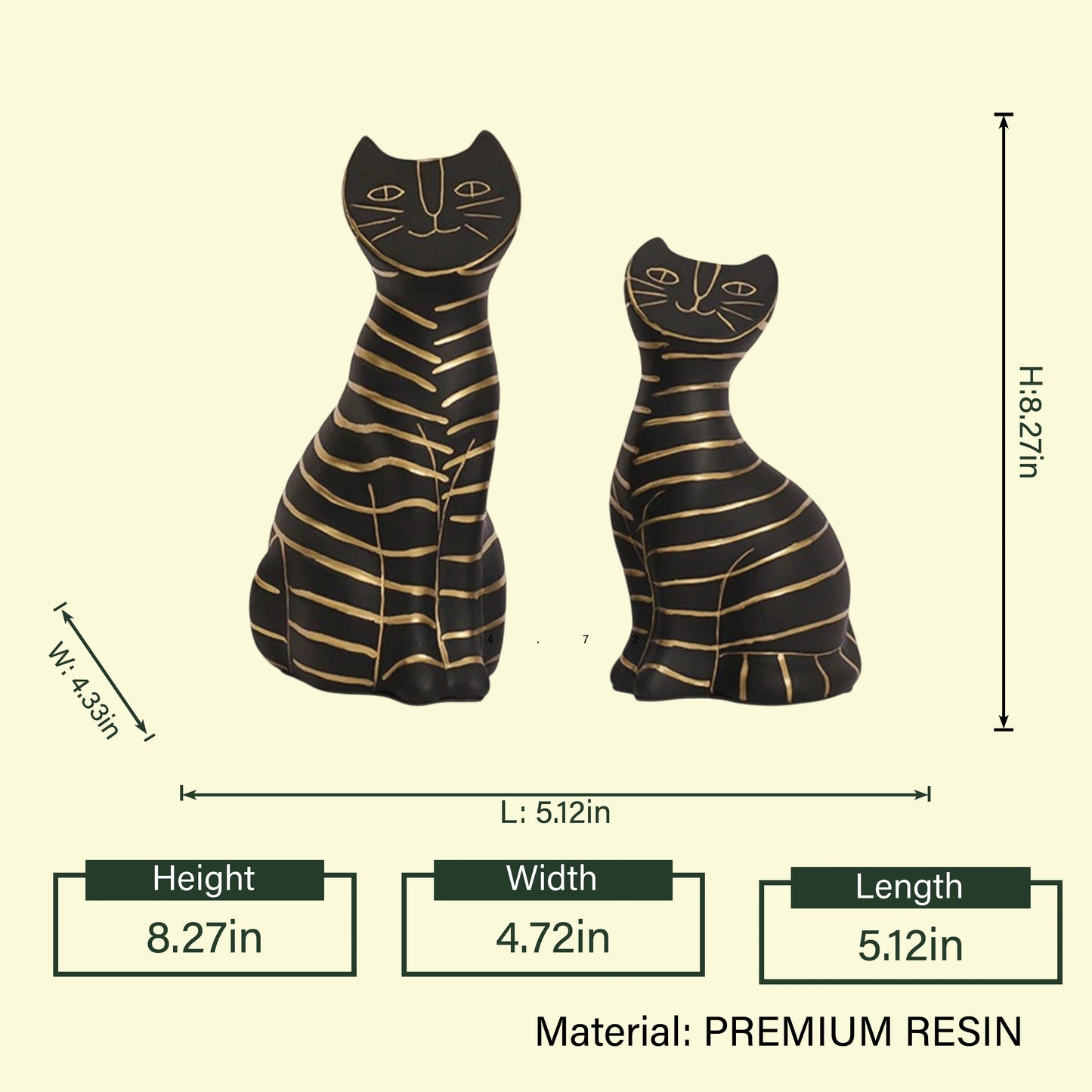 Noir Stripe Cat
