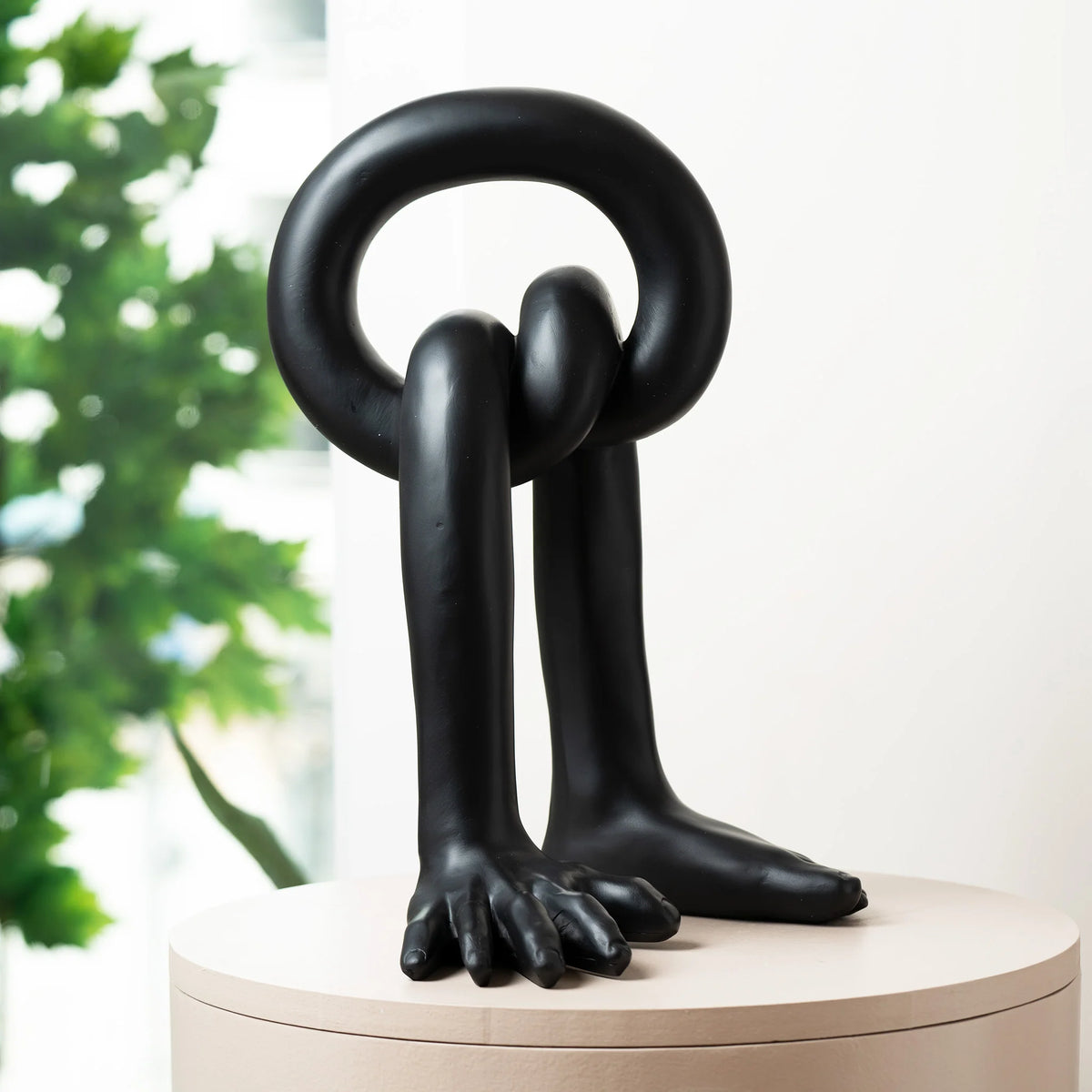 unique abstract decor object for living room and shelf display styling