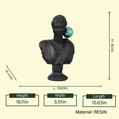 Modern Muse Bust ‚Äì Black
