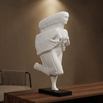 Graceful Motion Figurine - White