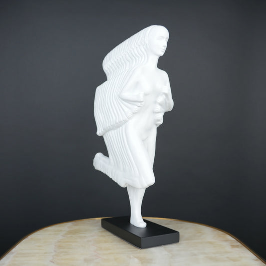 Graceful Motion Figurine - White