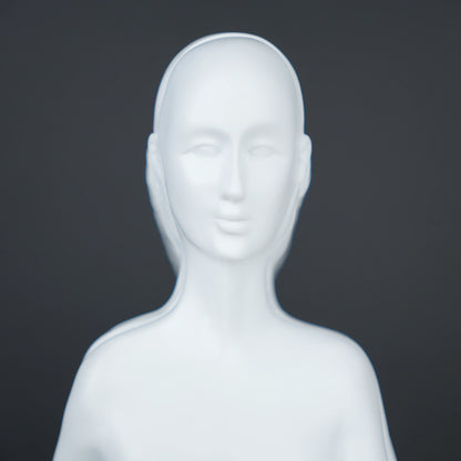Graceful Motion Figurine - White