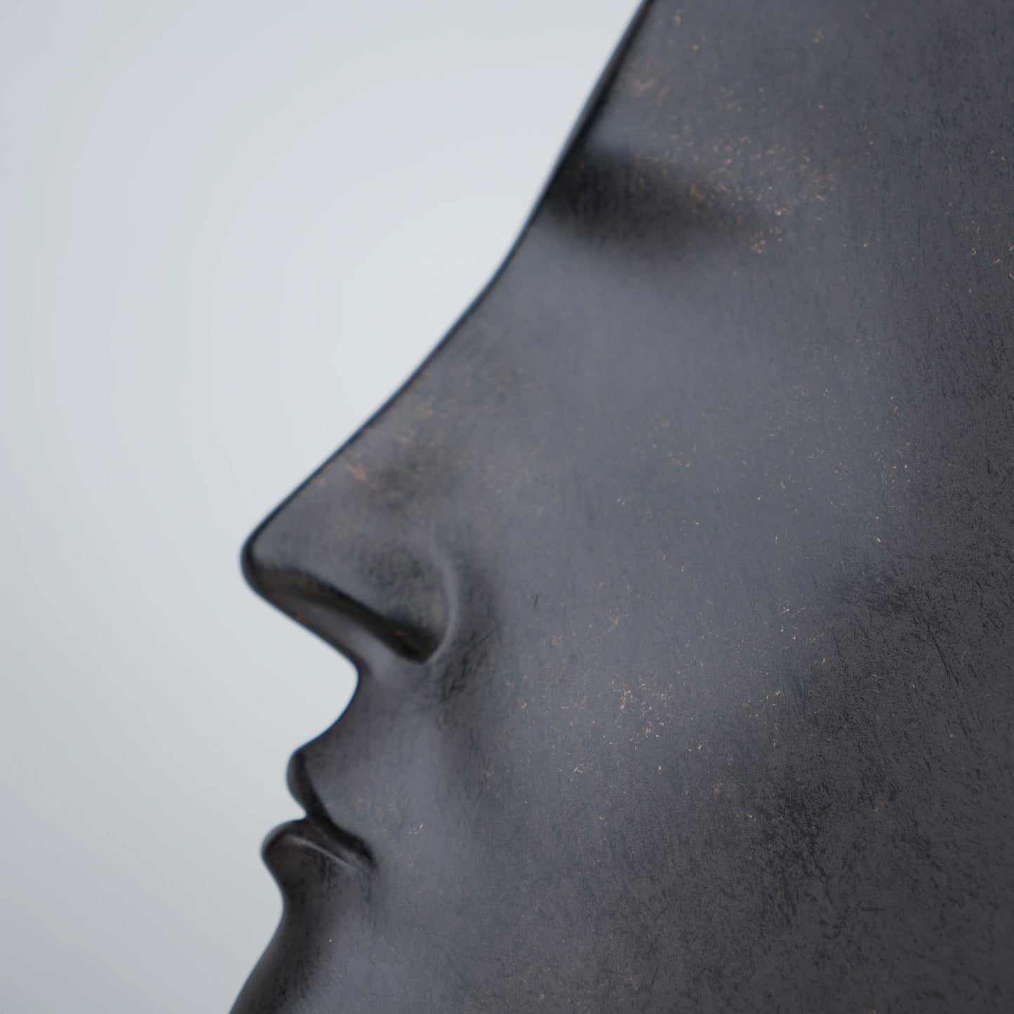 Brown Abstract Face