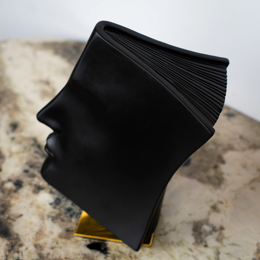 artistic face decor object for contemporary home interiors