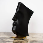 artistic face decor object for contemporary home interiors