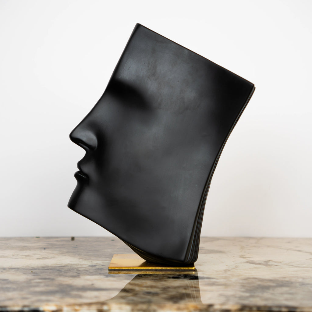 artistic face decor object for contemporary home interiors