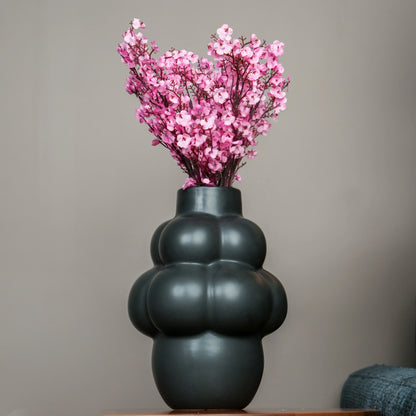 Luminara Orb Vase Black