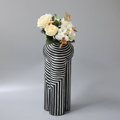 Ethereal Ascent Abstract Resin Vase