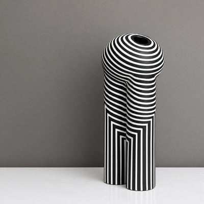 Ethereal Ascent Abstract Resin Vase