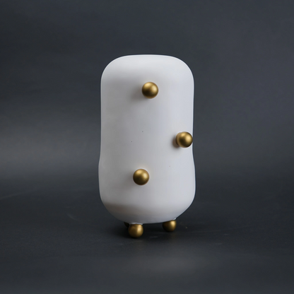 modern decorative accent with spherical studs