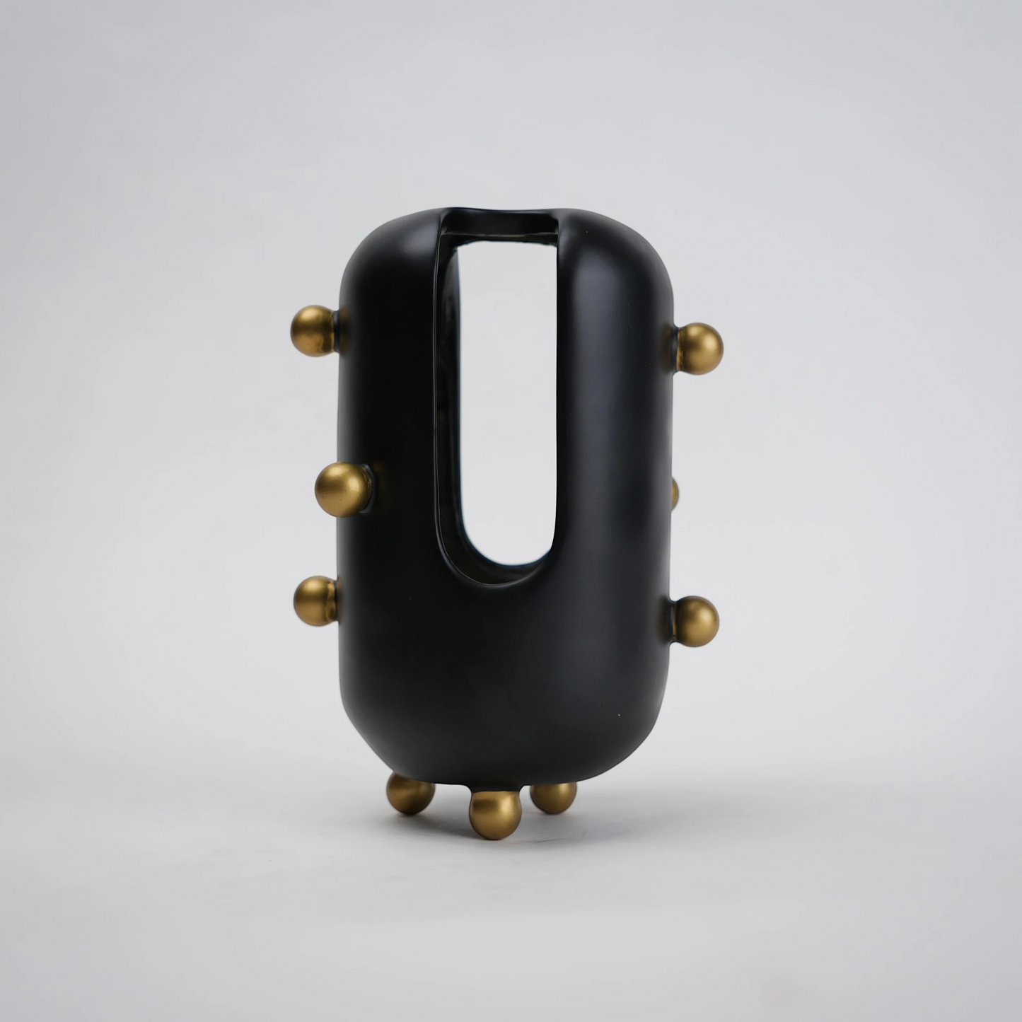 modern decorative accent with spherical studs