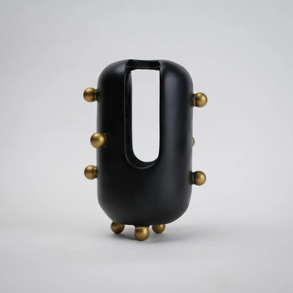 modern decorative accent with spherical studs