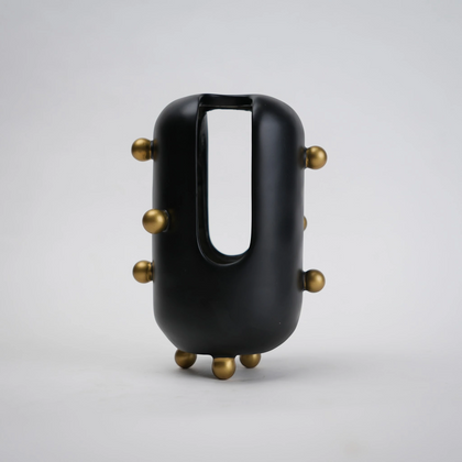modern decorative accent with spherical studs