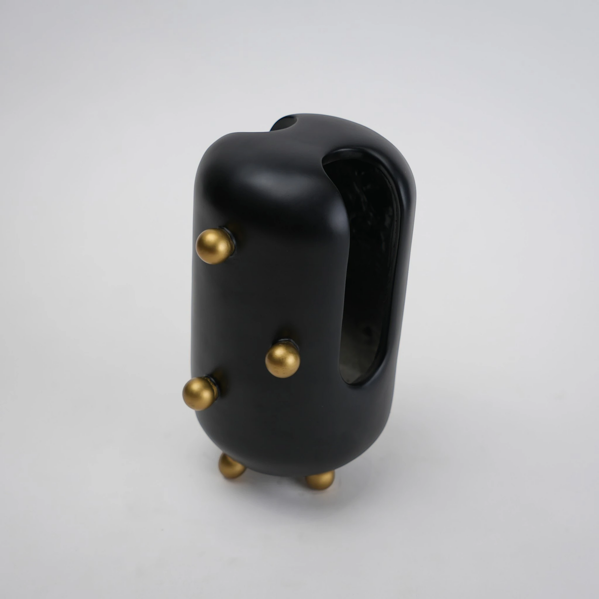 modern decorative accent with spherical studs