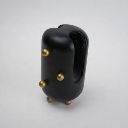 modern decorative accent with spherical studs