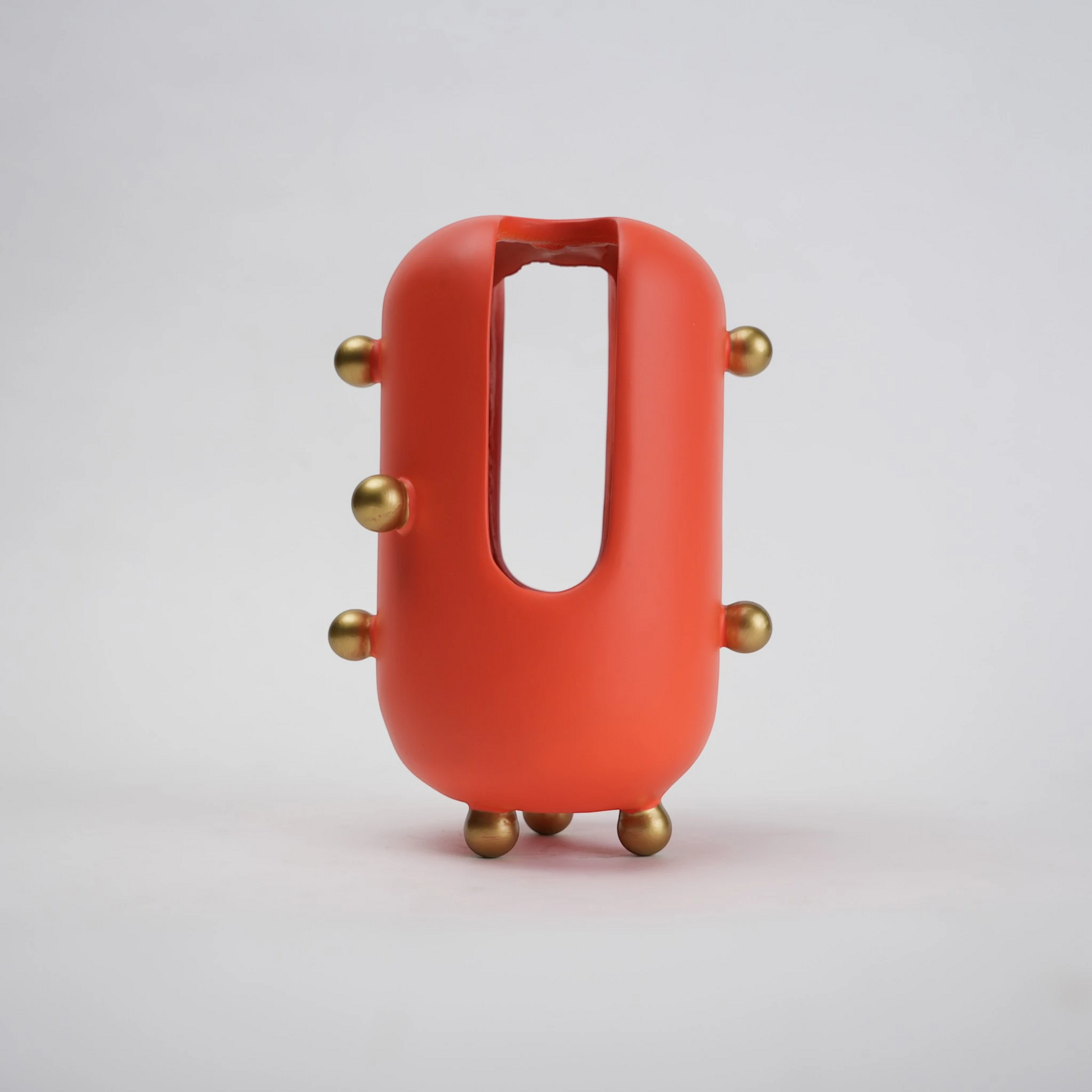 modern decorative accent with spherical studs