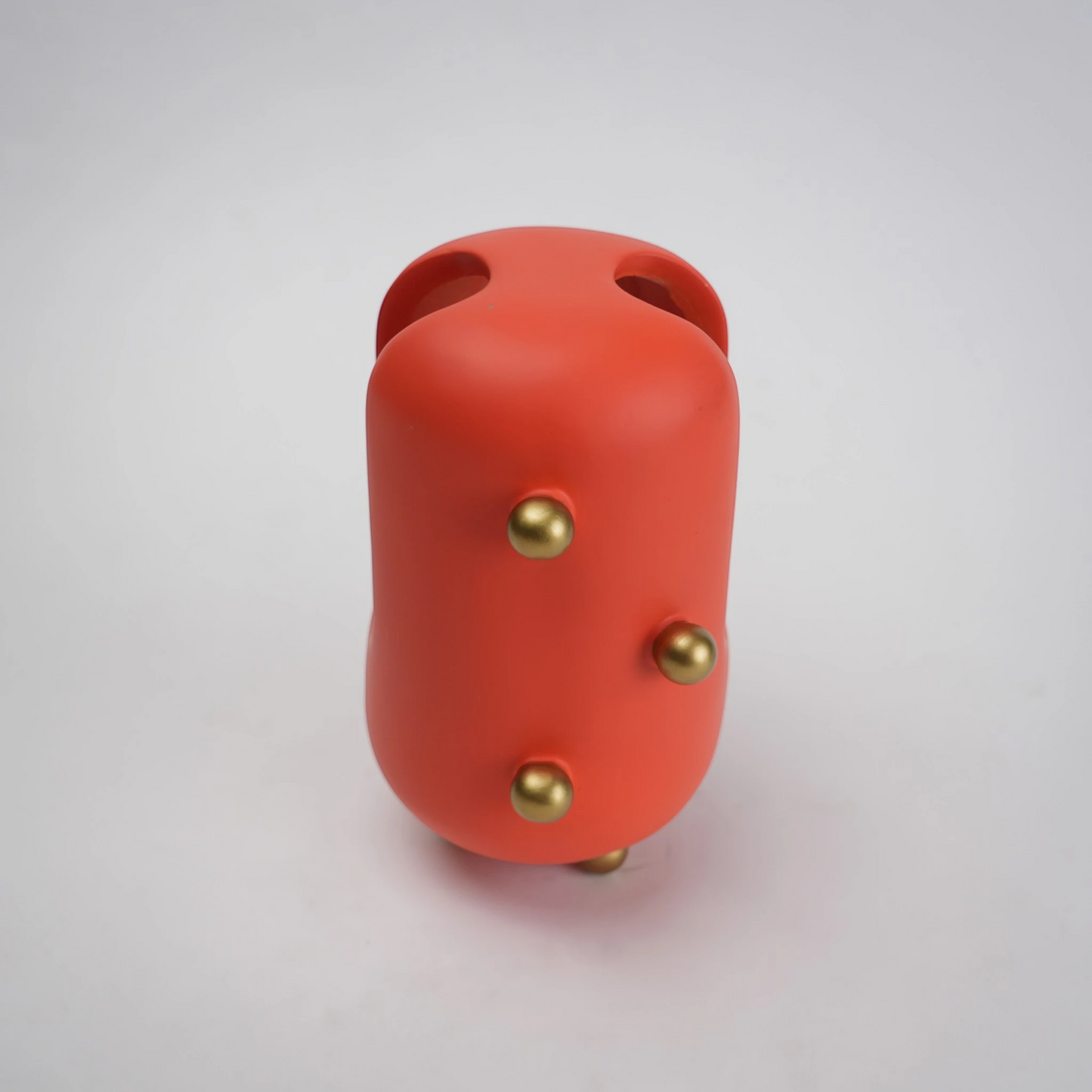 modern decorative accent with spherical studs
