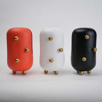 modern decorative accent with spherical studs