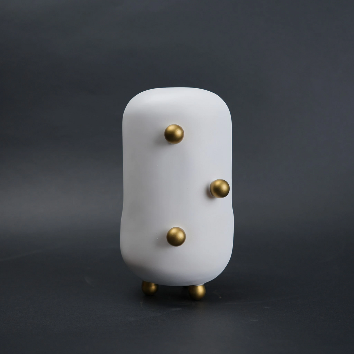 modern decorative accent with spherical studs