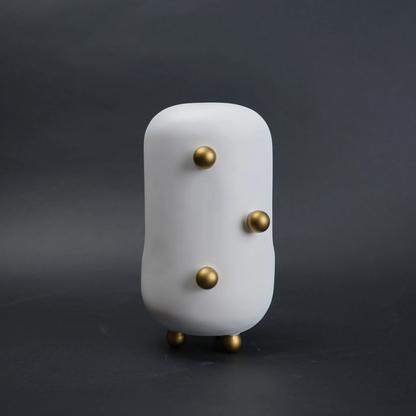 modern decorative accent with spherical studs