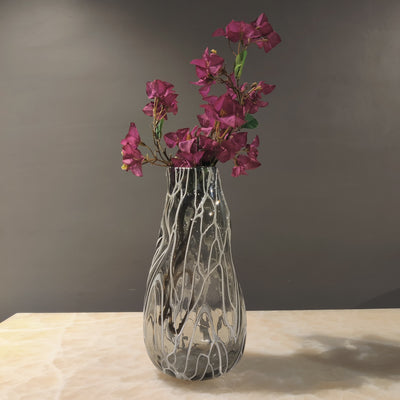 Ethereal Flow Freeform Glass Vase