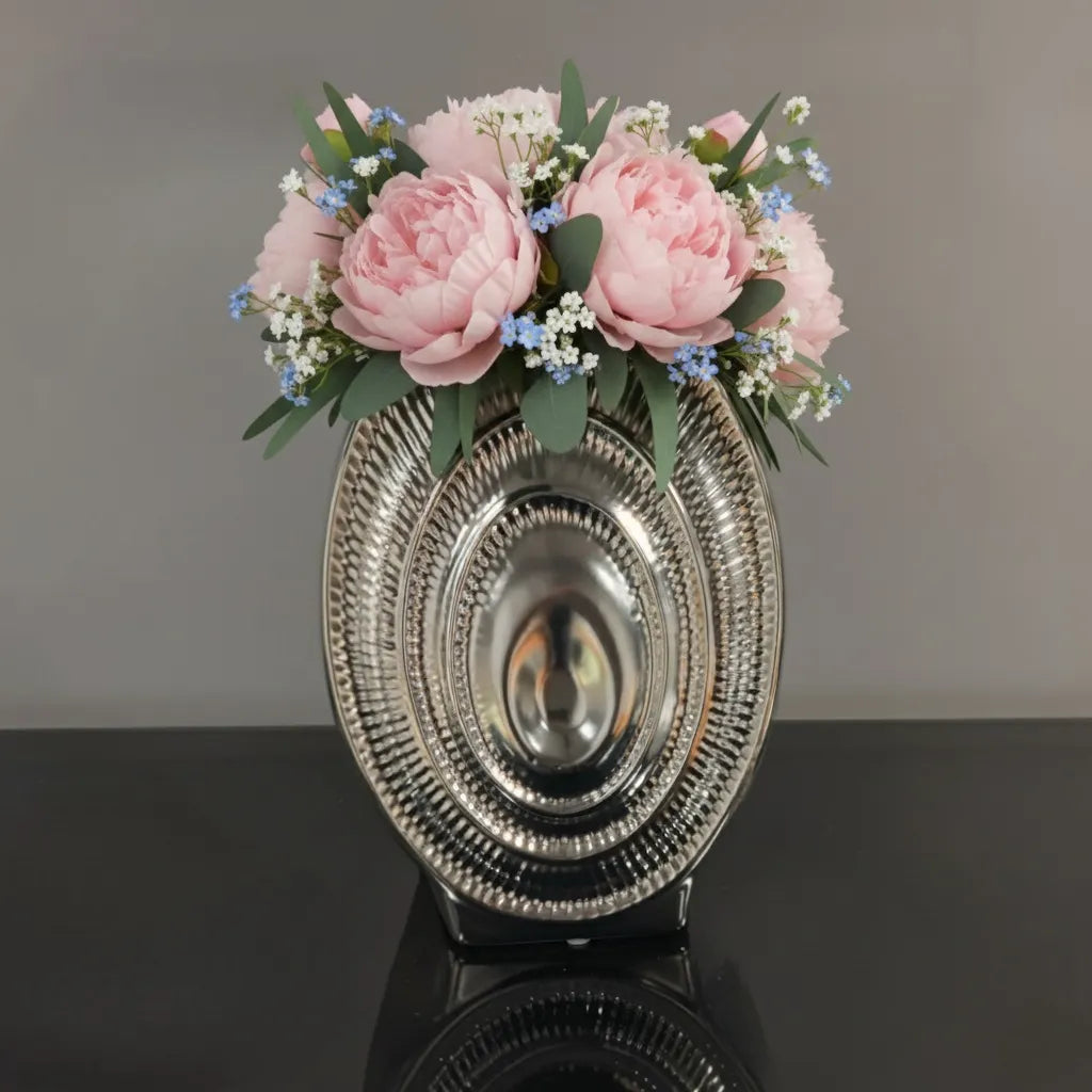 Ripple Oval Vase