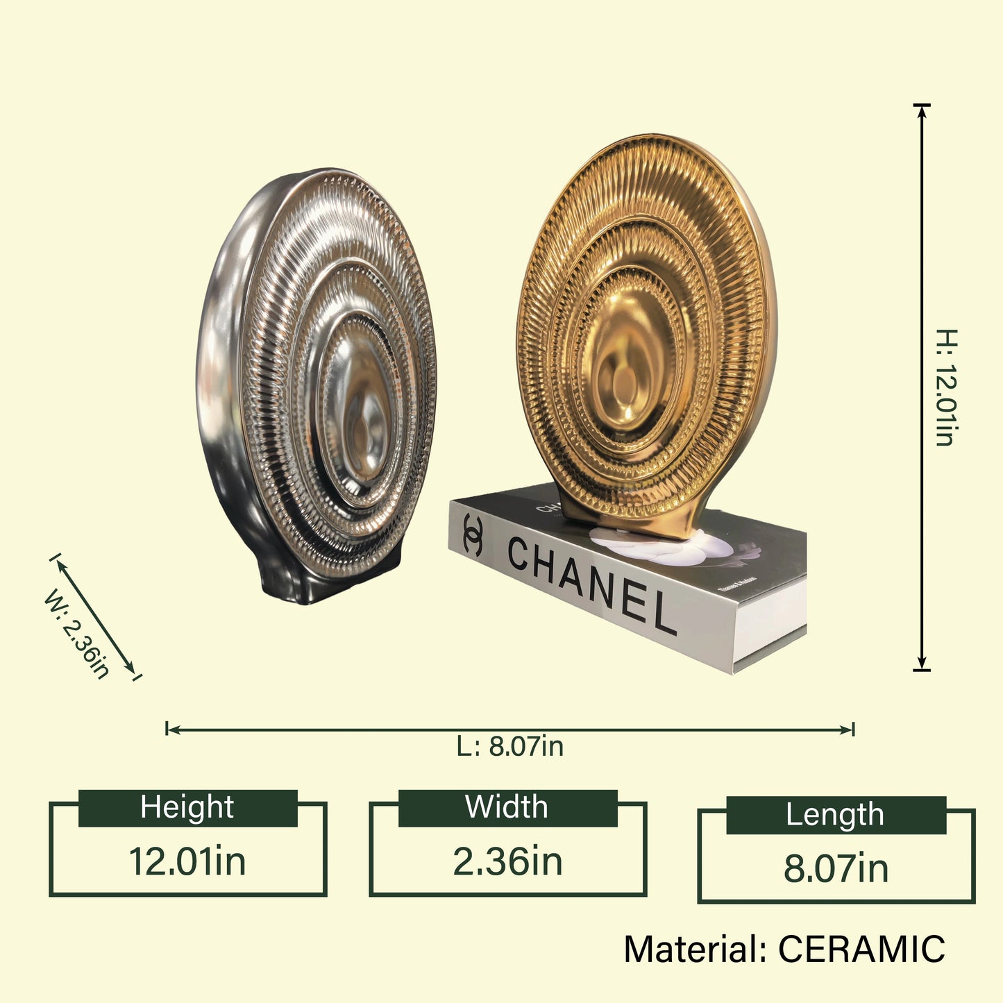 Luxury ceramic vase decor for modern living room and office styling