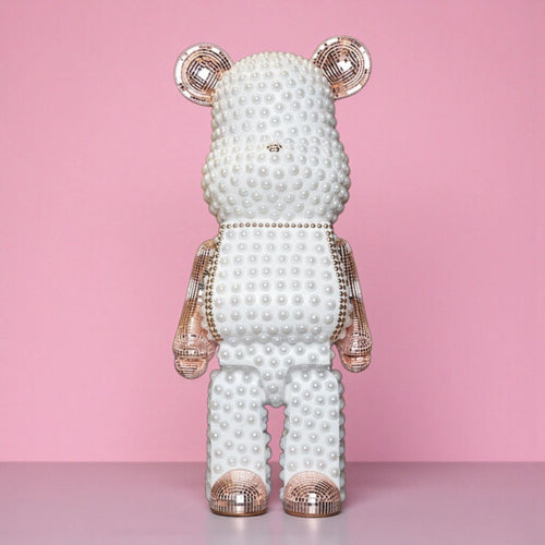 Rose Luxe Bear Sculpture