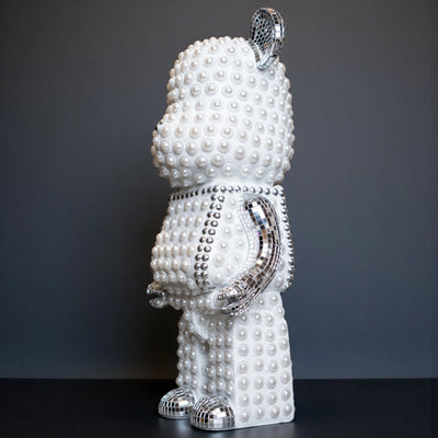 Pearl Luxe Bear Duo - Silver