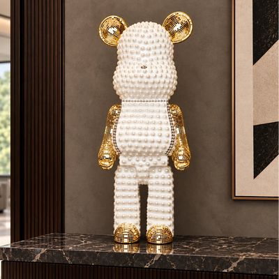 Pearl Luxe Bear Figurine