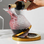 Premium crystal-style decanter designed for whiskey, wine, and cocktail serving with luxury decorative appeal