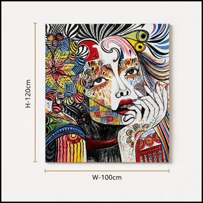 Vivid Muse Canvas Painting