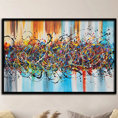 Vibrant Rhythm Canvas