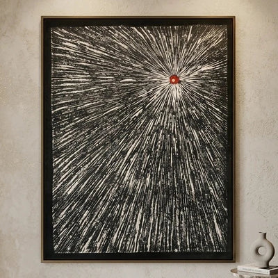 Celestial Radiance Burst Canvas