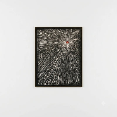 Celestial Radiance Burst Canvas