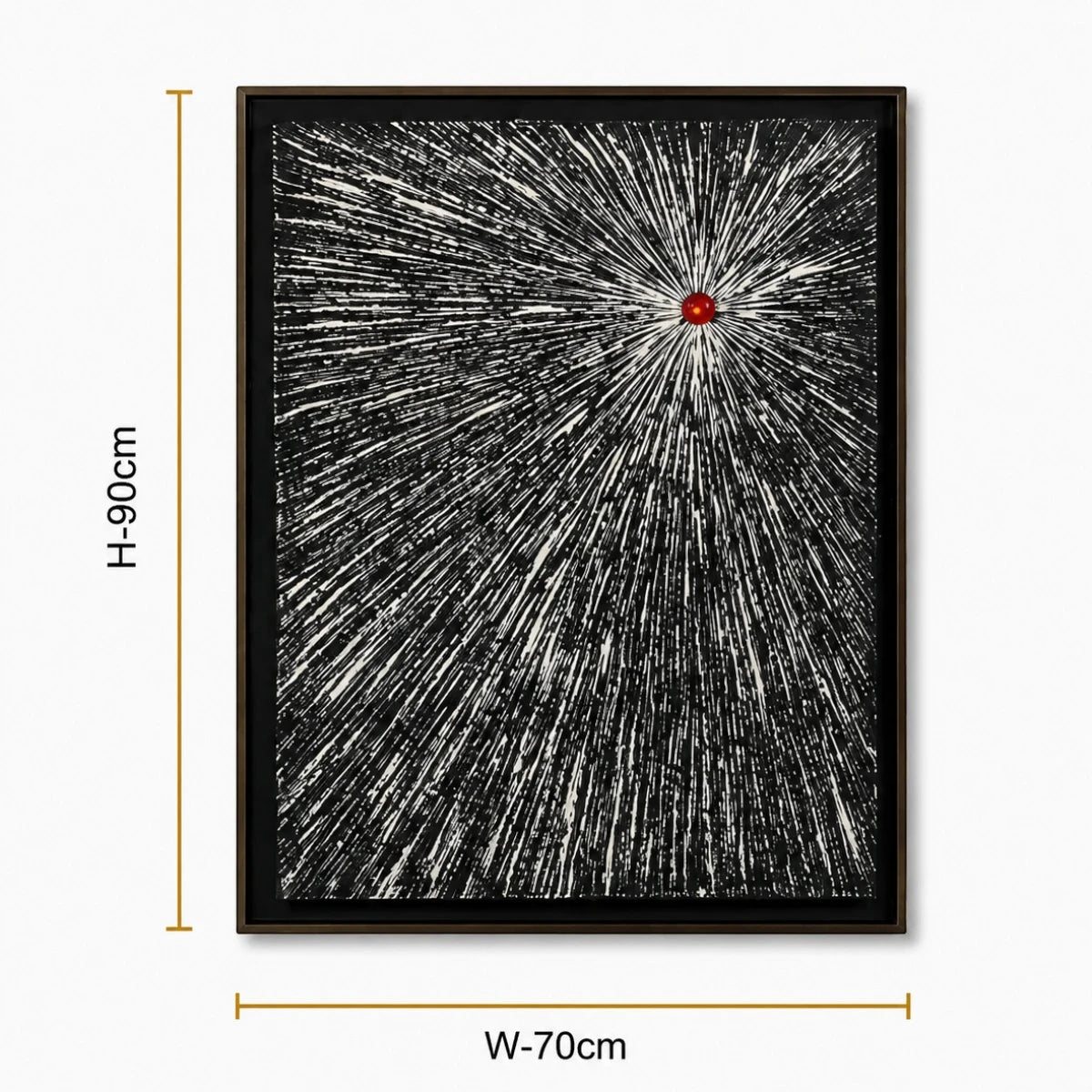 Celestial Radiance Burst Canvas