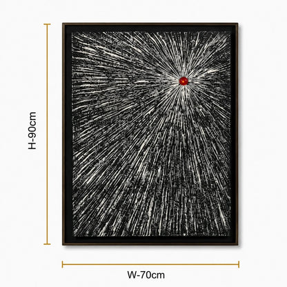 Celestial Radiance Burst Canvas