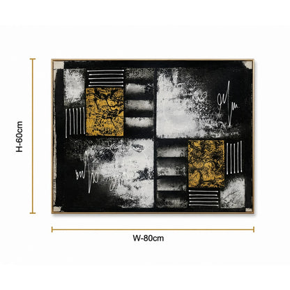 Golden Noir Canvas Painting