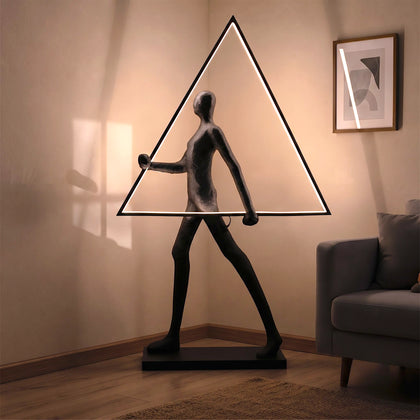 Geometric Walker Light Sculpture