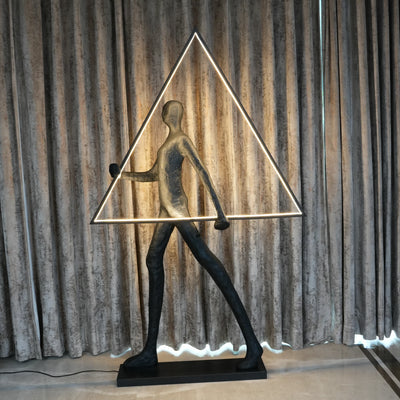 Geometric Walker Light Sculpture