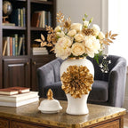 Gilded Bloom Jar small size side angle