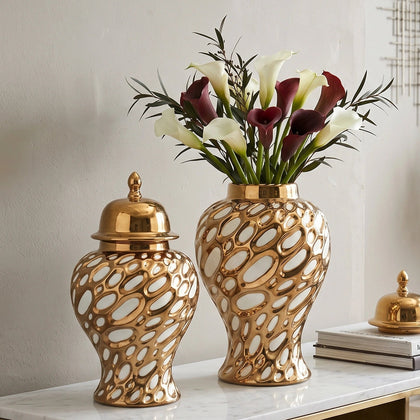 Gilded Form Jar