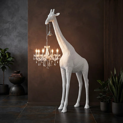 Giraffe Chandelier Floor Lamp - Large