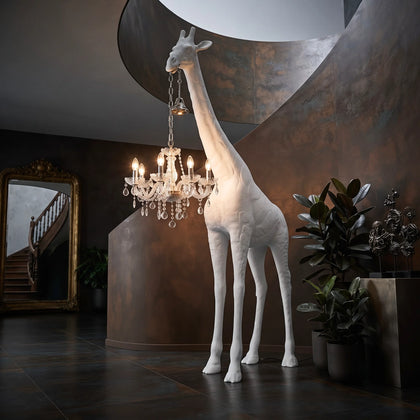 Giraffe Chandelier Floor Lamp - Large